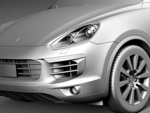 Porsche Cayenne S 2015 3Dモデル
