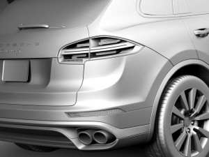 Porsche Cayenne S 2015 3Dモデル