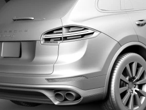 Porsche Cayenne S 2015 3D Model
