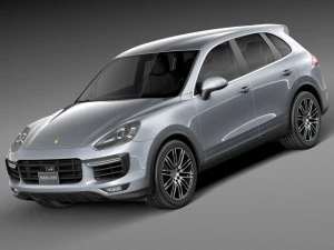 Porsche Cayenne Turbo 2015 Model 3D