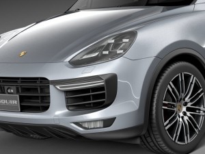 Porsche Cayenne Turbo 2015 Model 3D
