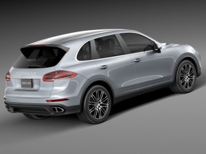 Porsche Cayenne Turbo 2015 Model 3D