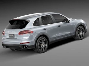Porsche Cayenne Turbo 2015 3D Model