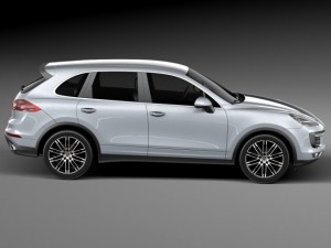 Porsche Cayenne Turbo 2015 Model 3D