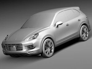 Porsche Cayenne Turbo 2015 3D Model