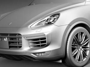 Porsche Cayenne Turbo 2015 Model 3D