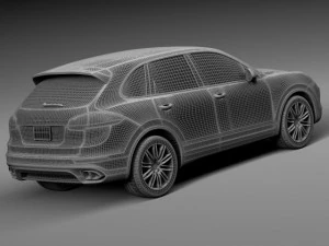 Porsche Cayenne Turbo 2015 3D Model