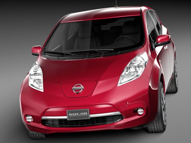 Nissan Leaf 2014 Modelo 3D .c4d .max .obj .3ds .fbx .stl .blend 