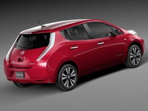Nissan Leaf 2014 Modelo 3D