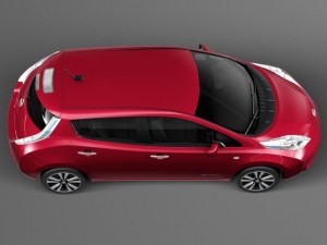 Nissan Leaf 2014 Modelo 3D