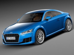 Audi TT 2015 3D 模型