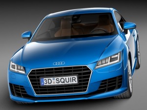 Audi TT 2015 3D Модель