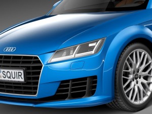 Audi TT 2015 3D Модель
