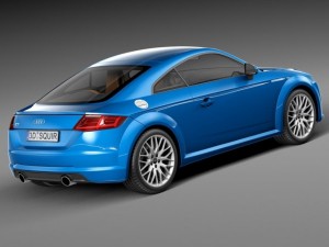 Audi TT 2015 3D Модель