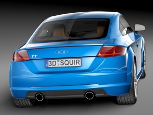 Audi TT 2015 3D Модель