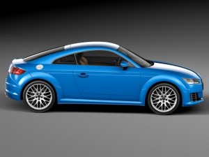 Audi TT 2015 3D Модель