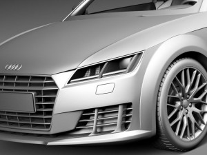 Audi TT 2015 3D Модель