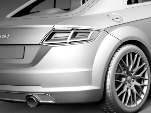 Audi TT 2015 3D Модель