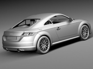 Audi TT 2015 3D Модель