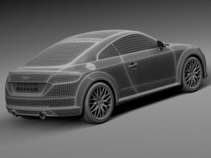Audi TT 2015 3D Модель