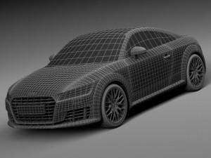 Audi TT 2015 3D Модель