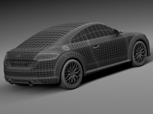 Audi TT 2015 3D Модель