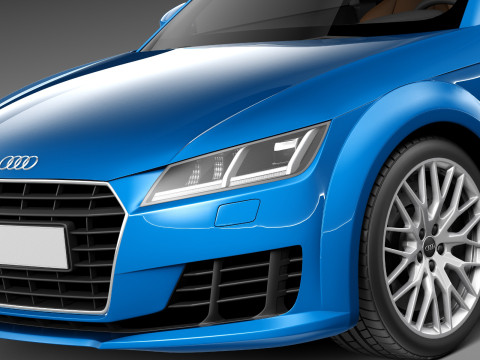 Audi TT 2015 3D Model