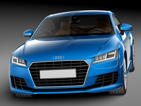 Audi TT 2015 3D Model