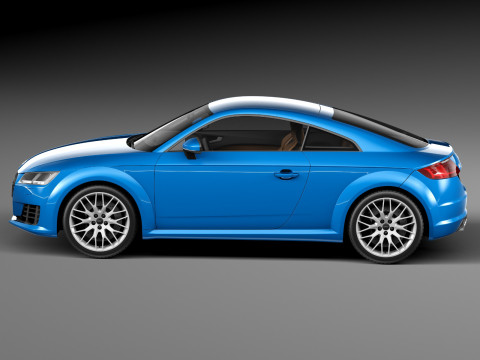 Audi TT 2015 3D Model