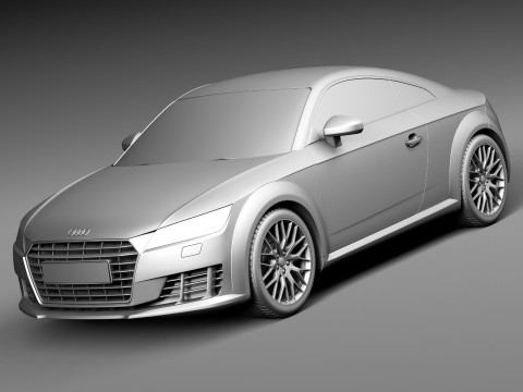Audi TT 2015 3D Model