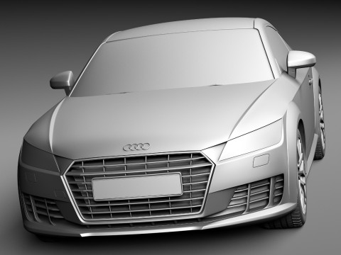 Audi TT 2015 3D Model
