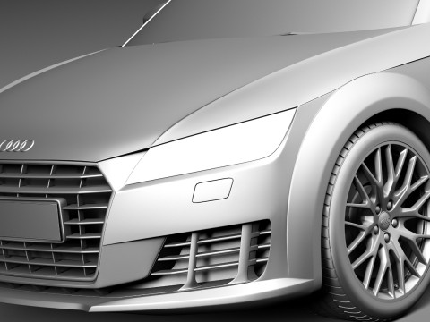 Audi TT 2015 3D Model