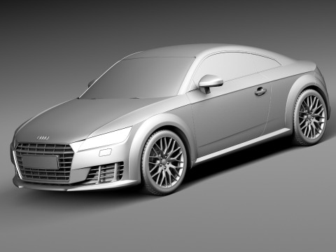 Audi TT 2015 3D Model