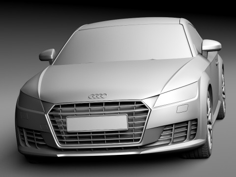 Audi TT 2015 3D Model