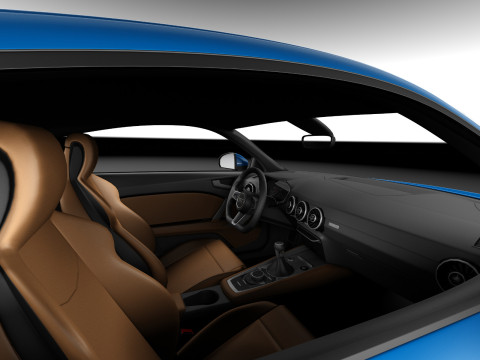 Audi TT 2015 3D Model