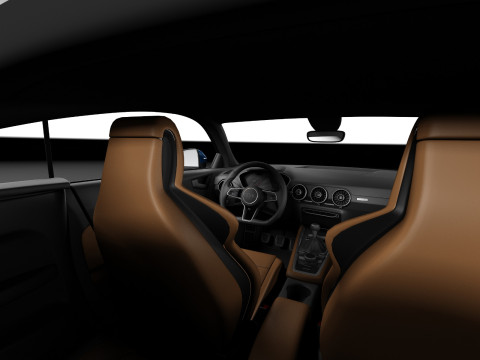 Audi TT 2015 3D Model