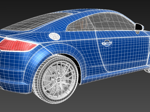 Audi TT 2015 3D Model