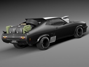 Falcon 1973 MadMax Interceptor Movie Car 3D Модель