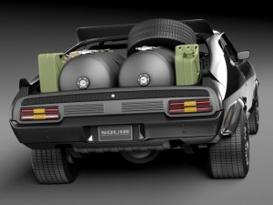 Falcon 1973 MadMax Interceptor Movie Car 3D Модель