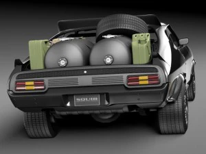 Falcon 1973 MadMax Interceptor Movie Car 3D Model