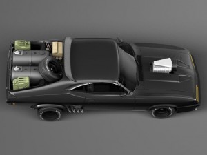 Falcon 1973 MadMax Interceptor Movie Car 3D Модель
