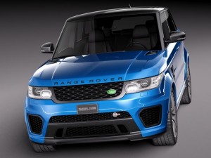 Land Rover Range Rover Sport SVR 2015 Model 3D