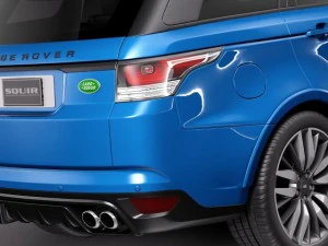 Land Rover Range Rover Sport SVR 2015 3D Model