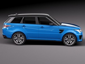 Land Rover Range Rover Sport SVR 2015 Model 3D