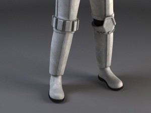Star Wars Storm Trooper Rigged 3D Модель