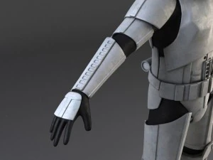 Star Wars Storm Trooper Rigged 3D Model