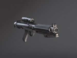 Star Wars Storm Trooper Rigged 3D Модель