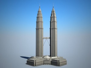 Petronas Towers Model 3D