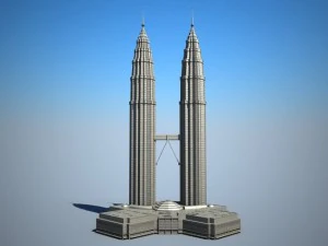 Petronas Towers 3D Model