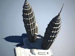 Petronas Towers Model 3D